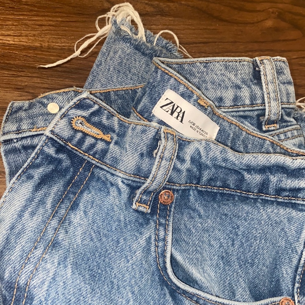 Zara Hi Rise Full Length Jean